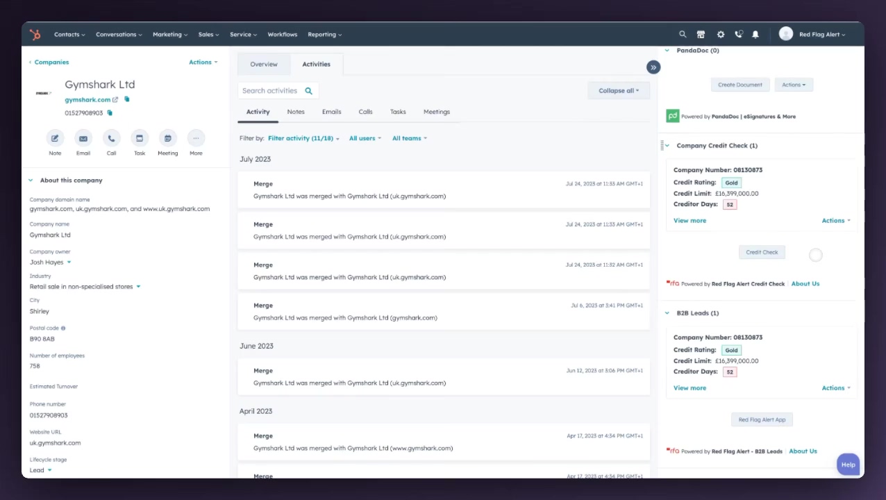 SYNC Integration for Sage Business Cloud Accounting, Salesforce, Zoho CRM,  Sugar CRM and Microsoft Dynamics 365